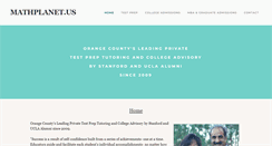 Desktop Screenshot of mathplanet.us